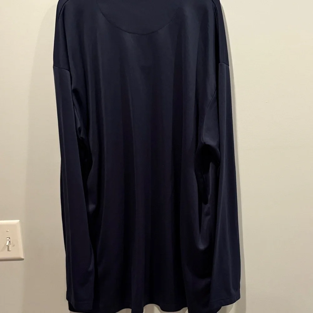 Majestic Dark Blue Quarter-Zip Jacket